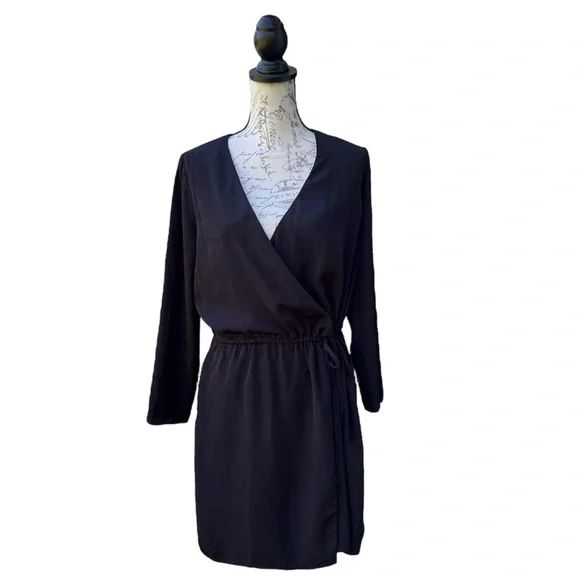 alex black dress Alex Chiffon Maxi Dress - Cacao Brown main image 1